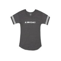 Kawasaki ženski ženski trkački dan siva majica majica majica