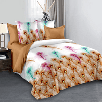Pokriveni posteljina Visokokvalitetna posteljina setovi Vintage Dekorativni uzorak Domaći dekor Novo