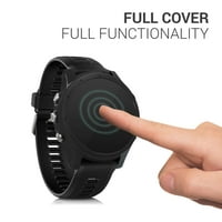 KWMobile futrole kompatibilne s Garmin Forerunner - set zaštitnika ekrana za fitness tracker - crno siva