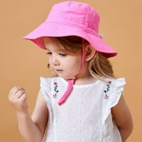 Baby Sun Hat Toddler Ljeto UPF 50+ Djevojka za djecu Hat Široki ružni kape za plažu za dječake 6m-8T
