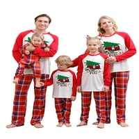 Peyakidsaa Podudaranje porodične pidžame postavlja Božićnu PJ-ovu kupaonicu za spavanje stabla za spavanje