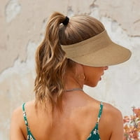 Ženski ljetni sunhat zaštita od sunca pletenje slikovano modno casual šešir