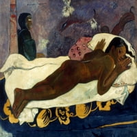 Gauguin: Manao Tupapau. Nmanao Tupapau. Ulje na platnu, 1892., Paul Gauguin. Poster Print by