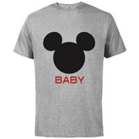 Disney Mickey Mouse porodica beba - pamučna majica kratkih rukava za odrasle - prilagođeno-atletski