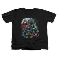Justice League DC stripovi Četiri odrasla majica V-izrez Theee Tee