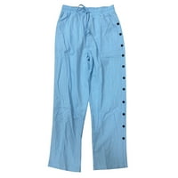 Pedort Plus Size teretni pantalone za muškarce Elastične struine casual jogger hlače plavo, l