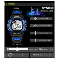 QucoQPE Kids Digital Watch, Boys Sports Vodootporni LED satovi s alarmnim ručnim satovima za dječačke
