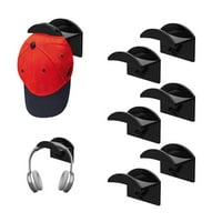 Gymchoice ljepljive kašike za zidni šešir za zid, regal za šešir Organizator, bez bušenja, jakih vješalica