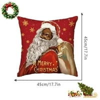 Backo bacanje jastuka navlake za božićne bacanje pokriva 18''x18 '' Božićni dekor scenografije bacaju