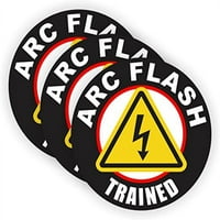 Arc Flash obučena Hard Hat naljepnica za kacigu za ručak za ručak Bo