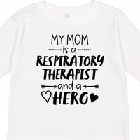 Inktastic moja mama je respiratorni terapeut i heroj poklon malih dječaka ili majica s dugim rukavima