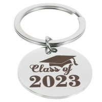 Klasa diplomiranja ključa od nehrđajućeg čelika Diplomirana poklon za ključeve vezeći ukras