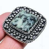 Ruby Zosite Gemstone Handmade Sterling srebrni poklon nakit veličine 6