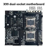 Dual-utičnica matična ploča LGA2011- Dual CPU podržava RECC DDR memorija sa 2xe V CPU + 2xThermal jastuk