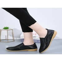 Colisha Womens Stanovi čipke up casual cipele Memory Loafers Loafers Comfort Mokasini na šetnji cipelama