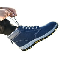 Gomelly Muške radne cipele za protumašu čipke up up udružene industrijske čizme Građevinski komfor na