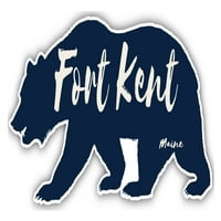 Fort Kent Maine suvenir 3x frižider magnetni medvjed dizajn