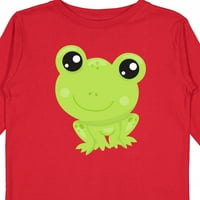 Inktastična slatka žaba, mala žaba, beba žaba, zelena žaba poklon dječaka majica ili majica s dugim