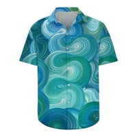 Havajski košulje Vintage skraćeno rukav niz havajske majice za muškarce, ljetne majice na plaži Labavi