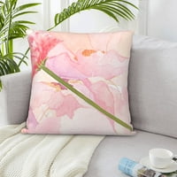 Ružičasti ružičasti ukrasni jastučni navlake, kauč za krevet Kauč na kauču na razvlačenje na kauč na