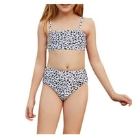 Djevojke Holiday Slatko Leopard Print Bikini Set dva kupaće kostim