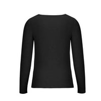 WHLBF Plus Dukseri veličine za žene, žene V-izrez dugim rukavima pletene džemper dvostruke košulje