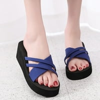 Sandale Žene Ljetne prozračne otvorene nožne prste modne klizne klipe na plaži cipele Flip Flip Flops