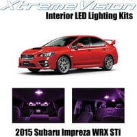 Xtremevision Interijer LED za Suburu Imprezat WR STI Se limuzina Hatchback 2015+ ružičasta Interijer