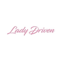 Lady pogonjena naljepnica naljepnica Die Cut - samoljepljivi vinil - Vremenska zaštitna - izrađena u SAD-u - Mnogo boja i veličina - JDM Dnevno Drift Driver