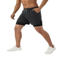 Muški atletski na otvorenom u vježbanju trčanja kratkim hlačama Sportski zavoji sa džepom