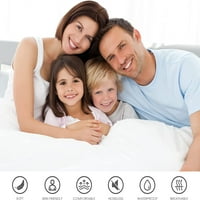 Utopia posteljina Premium sa zatvarača madraca sa zatvaračem - vodootporni i krevet za zaštitni štitnik