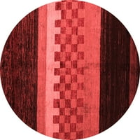 Ahgly Company u zatvorenom okruglom sažetkom Crvene moderne prostirke, 5 'okruglo