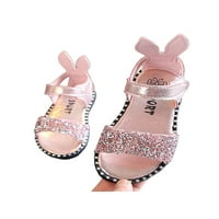 Sanviglor Kids ravne sandale na plaži princeza cipele haljina za gležnjeve sandale casual comfort blista