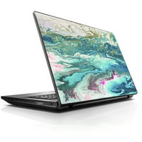 Notebook laptopa Univerzalni naljepnica kože uklapa se 13,3 do 15,6 mermerni uzorak plavi ocean zelenilo