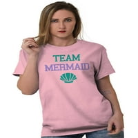 Tim sirena pod seashell simpatičnom ženskom grafičkom majicom majica majica Brisco brendovi 2x