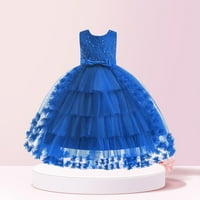 Ljetna dječja haljina čipka vjenčana suknja princeza haljina party događaj elegantno slatko dijete sandress