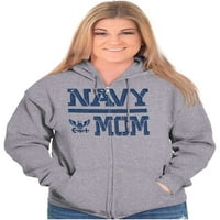 Sjedinjene Države Mornarska supruga djevojka zip hoodie duks žene brisko brendovi x