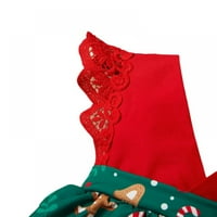 Božićna odjeća za dječje djevojke djevojke ruffle čipke rumper romper bodysuit top pahutflake suknja