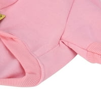 Pas tiskani pulover Slatka kućna haljina majica majica majica zimski topli prsluk pseća jakna mačja