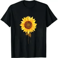 Sunflower grafički ženska majica Mali princ grafički tees vouge majice za žene O-izrez kratki rukav crni xx-veliki