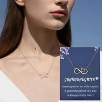 Veki Love Neograničena ljubav Privjesak ogrlica sa karticom za GRANDDO DIAMOND privjesak ogrlicu
