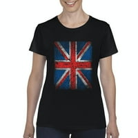 - Ženska majica kratki rukav - Union Jack britanska zastava