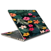 Kožni naljepnica za HP Spector 15t Laptop vinil Wrap Hibiscus Cvijeće Tropical Hawaii
