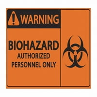 Zing Biohazard etiketa, u, PK 1920S