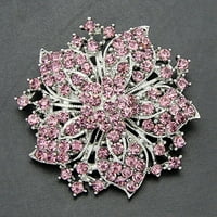 Brooch pin izvrstan anti-hrđe srebrni obloženi cvijet cvijeta za izlazak za izlas
