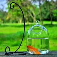 Anvazise vaza Fishbowl Prozirni viseći stakleni spremnik Creative Decor Rezervoar za dnevni boravak