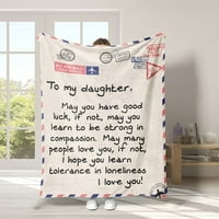 Flannel koverte za kavu za sofe i krevete plišane flanelne pokrivače i slova za obiteljske ovce bacaju