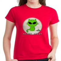 Cafepress - Vanzemaljska majica za ženska majica - Ženska tamna majica