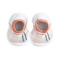 Woobling podne papuče za podloge Preračur čarape za čarape Prvi šetač čarape za gležnjeve spavaće sobe lagana kreveta za cipele gume SOLE Comfort Orange 6C