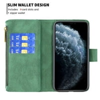 Kožni poklopac zipper Flip novčanik za Samsung A A A A21. A A A A A S21FE S SL PLUS ultra pokrov